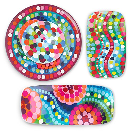 French Bull 13" Rectangular Platter - Melamine Platters and Serving Ware - Plate, Dish, Serving, Collection - Bindi - color: Bindi, size: 13" Rectangular Platter