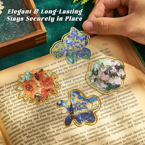 8 PCS Metal Bookmark with Tassel, Van Gogh Book Marks for Reading Women & Men, Book Lovers Gift - style: 8pcs Van Gogh Bookmarks
