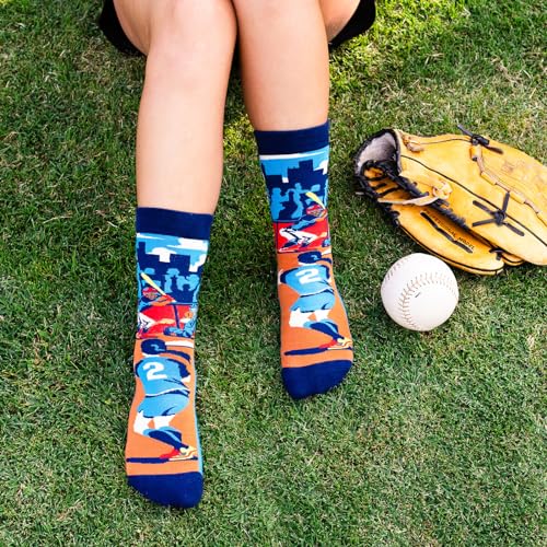 Lavley Women's Funny Socks Cute Novelty Gift for Women & Teens - color: Softball