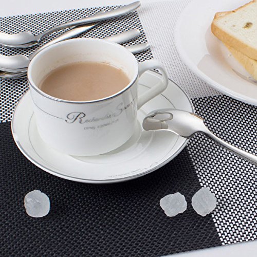 WARMBUY Small Stainless Steel Ice Cream Coffee Dessert Spoons, Set of 10