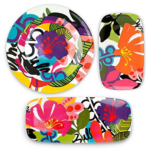 French Bull 13" Rectangular Platter - Melamine Platters and Serving Ware - Plate, Dish, Serving, Collection - Oasis - color: Oasis, size: 13" Rectangular Platter