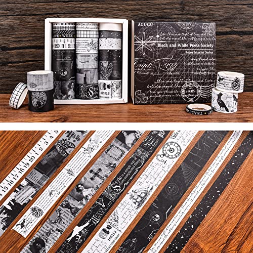 20 Rolls Vintage Washi Tape Set