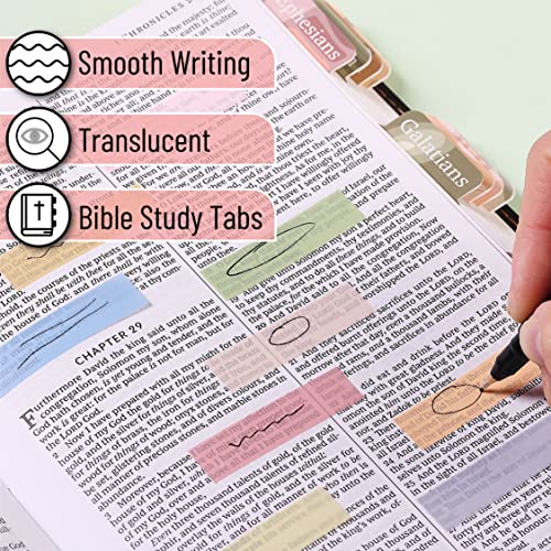 Mr. Pen- Colorful Sticky Tabs, 8 Sets, 1600 pcs, Morandi and Vintage - color: Morandi and Vintage, size: 1600 Pcs