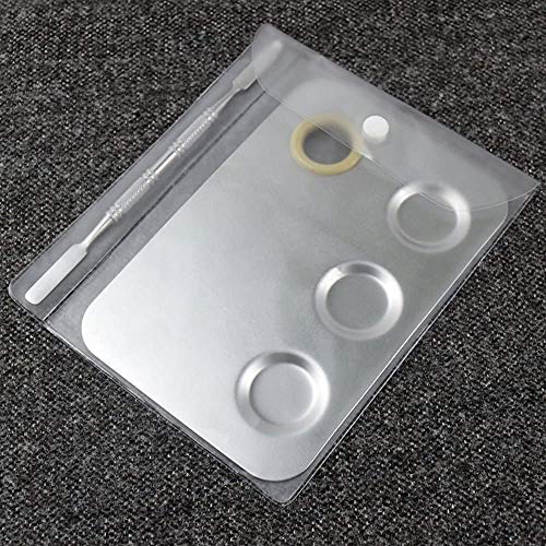 Makeup Mixing Palette with Makeup Spatula, 6x4inch Makeup Palette