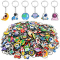 Cute Keychains Bulk, Keychain Charms Key Chain Trinkets Backpack Charms Accessories Keyring for Classroom Prizes - color: Astronaut-200pcs