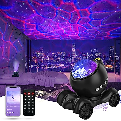 ENOKIK Galaxy Projector Night Light, Star Bluetooth Speaker, Solid Black - color: Solid Black