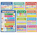 Yisong 10 Pcs Preschool Educational Sight Words Posters with 100 Glue Point