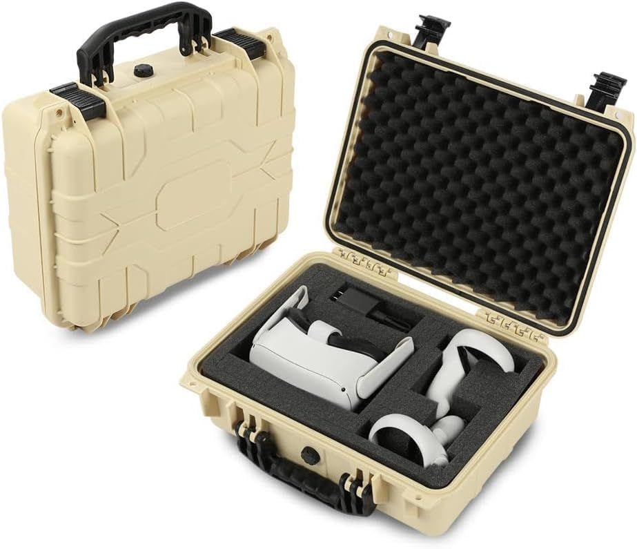 Adjustable Organizer Case Removable Dividers & Protective Foam for Camera - size: 1 Pack | DIY Divider | Medium | Beige & Black
