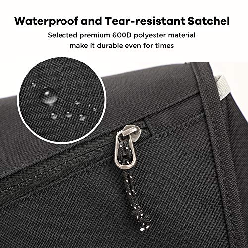 OIWAS Messenger Bag for Men 15.6 Inch Satchel Bag Men Crossbody Bag, Black - color: Black, size: 15.6 Inch