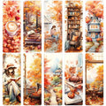 Fall Bookmarks, Autumn Aesthetic Book Marks for Book Lovers - style: Fall