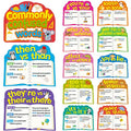 Zonon 13 Pcs Ela Language Art Poster for Classroom Elementary Middle School