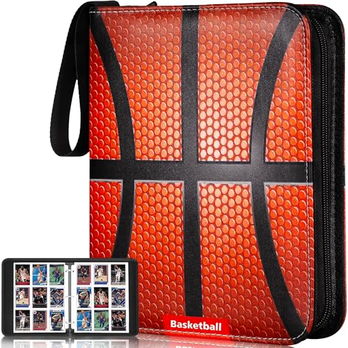 RONMONG Basketball Card Binder, 990 Pockets, Protective Trading Card Album - color: basketball-style 3, size: 990