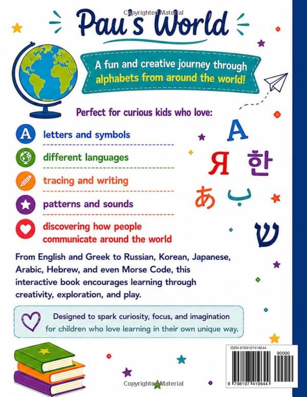 Alphabets of the World: Trace, Learn & Explore Letters From Around the World