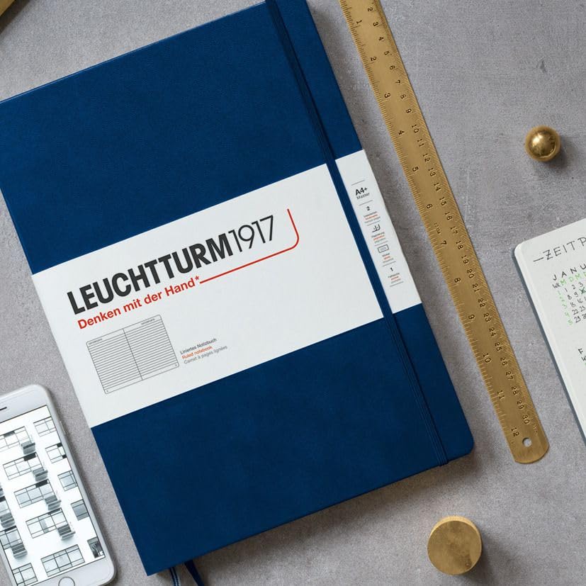 LEUCHTTURM1917 - Notebook Hardcover Medium A5-251 Numbered Pages for Writing and Journaling (Sunflower, Dotted) - color: Sunflower, style: Dotted