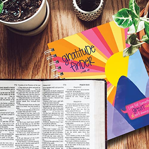 Faith-Based Gratitude Journal With Scripture Verses & Inspirational Quotes, 52 Week Non-Dated Daily Inspirational Journal for Women, Teens & Girls, 170 Hand-Illustrated Stickers Included - color: Mercies New Gratitude Finder Journal