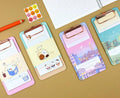 Aesthetic Mini Clipboard with Tear-Off Memo Pad, 7.1 x 3.94, Rose Gold Clip