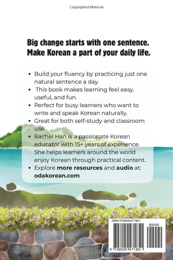 My Korean Writing: A 30-Day Sentence Practice Book for Korean Learners