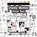 PRSTINCOL Meme Sticker Book, 36 Sheets 460+ Pcs, Black and White Funny Meme Stickers for Adults and Teens, Die Cut Vinyl Stickers for Journaling Scrapbooking DIY - color: Meme