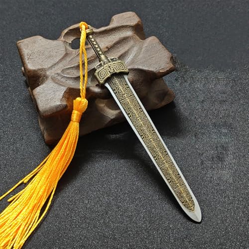 2 Pcs Sword Bookmarks, Vintage Book Marks with Tassels for Men Book Readers