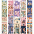 50 Pcs European Bookstore Bookmarks Gift Book Marks for Book Lover - color: European Bookstore