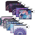 Boao 10 Pcs Small Change Coin Purse - size: 4.52 x 3.74 Inch, style: Exotic Flower Print