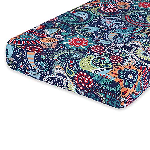 hyha Printed Couch Cushion Covers, Sofa Covers Washable for 3 Cushion Couch - color: Blue, size: Seat Cover Large