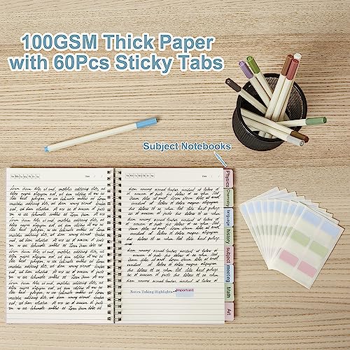 3 Pack Spiral Notebook College Ruled B5 Size 7.6"x10" - size: B5 (7.6"x10"), style: College Ruled
