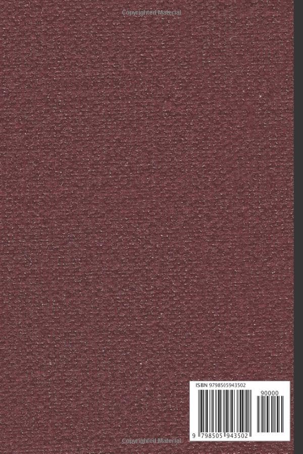 Journal Notebook 6" x 9" 120 Pages Lined 20__ Minimal Desgin, Modern Notebook