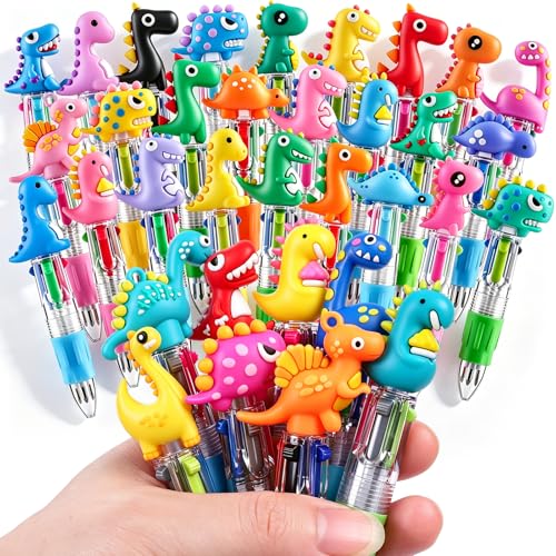 36pcs Mini Multicolor Dinosaur Pens in One for Party Favors Birthdays Gifts - style: Cute Dinosaur-36pcs