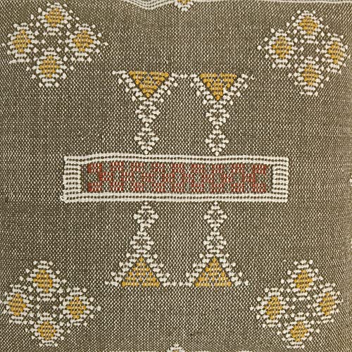 Trade Star Pure Cotton Sabra Sofa Pillow Cover Kilim Pillow Cover Decoration Throw Pillow Cover Highly Durable Authentic Breathable Farmhouse Cushion Case for Outdoor and Indoor - color: Pattern 12