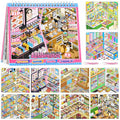 10Pcs Big Size 3D Stickers Scene Book Scenes Sticker - color: Multicolor