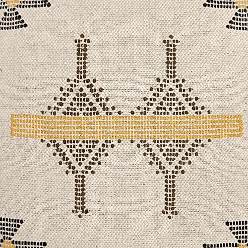 Trade Star 100% Cotton Couch Cushion Case Sabra Kilim Pillow Cover Authentic Decorative Sofa Pillow Cover for Premium Quality Handmade Case Home Decor 18x18 Inches - color: Pattern 1