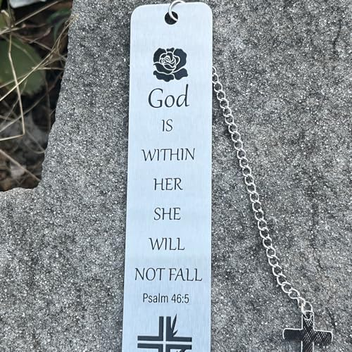 Christian Bookmark Gifts for Women Girls Boys, Inspirational Religious Book Mark Markers Faith - style: God is within