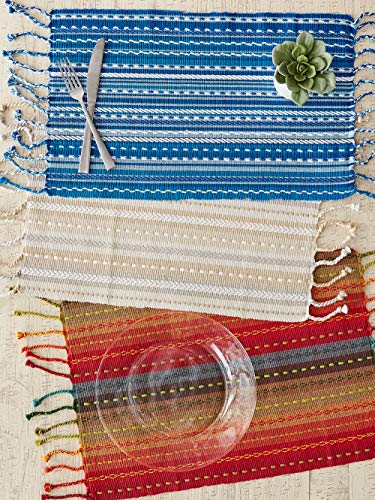 DII Southwest Collection Tabletop, Placemat Set, Natural, 6 Piece - color: Natural, size: Placemat Set