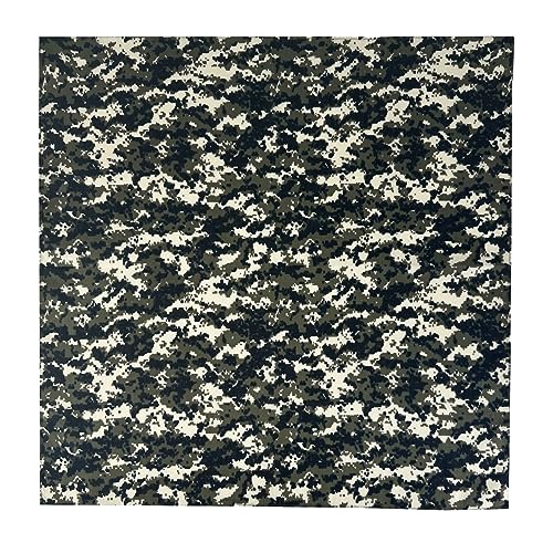 Every-ville Cotton Bandana Handkerchief for Men & Women, 3 Pack - color: Camouflage