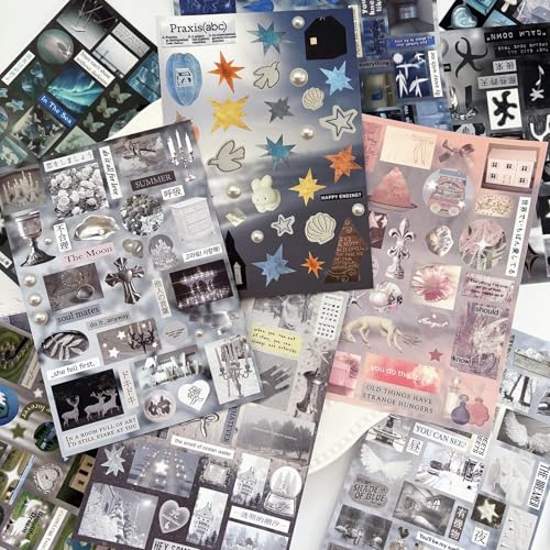 Japanese Stickers Book for Scrapbooking Supplies, Nature Japanese Stickers - color: Dreamland