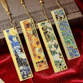 4 PCS Book Marks for Reading Women, Metal Van Gogh Bookmark - style: Oil-Painting Ruler