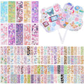 100 Sheets Cute Korean Stickers for Kpop Photocards, Decor Stickers Bulk - style: Custom