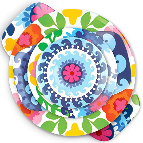 French Bull 15" Round Platter - Melamine Platters and Serving Ware - Plate, Dish, Serving, Collection - Sus - color: Sus, size: 15" Round Platter