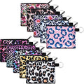 Boao 10 Pcs Small Change Coin Purse - size: 4.52 x 3.74 Inch, style: Leopard Print