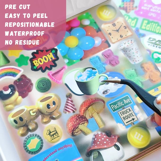 750+ Pcs Dreamcore Sticker Book for Journaling - color: Dream Link