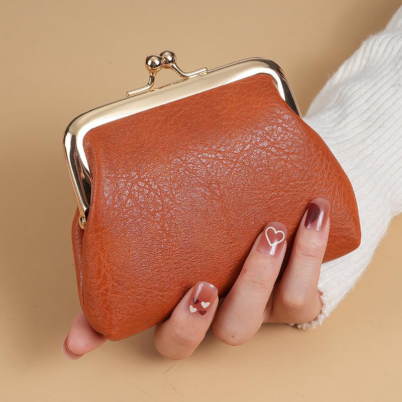 Cute Floral Buckle Coin Purses Vintage Pouch Kiss-lock Change Purse Wallets… - color: 40