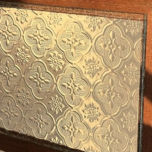 Decorative Box, Vintage Wooden Storage Box with Glass Lid, Keepsake Box, Decorative Storage Box for Photo, Memory, Jewelry, Trinket, Christmas Gift and Home Decoration (Medium) - size: Medium