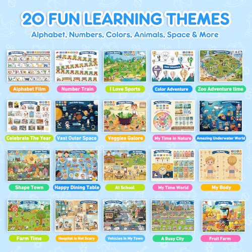 Interactive Learning Posters with Talking Astronaut Pen - color: White, style: Learning poster Set