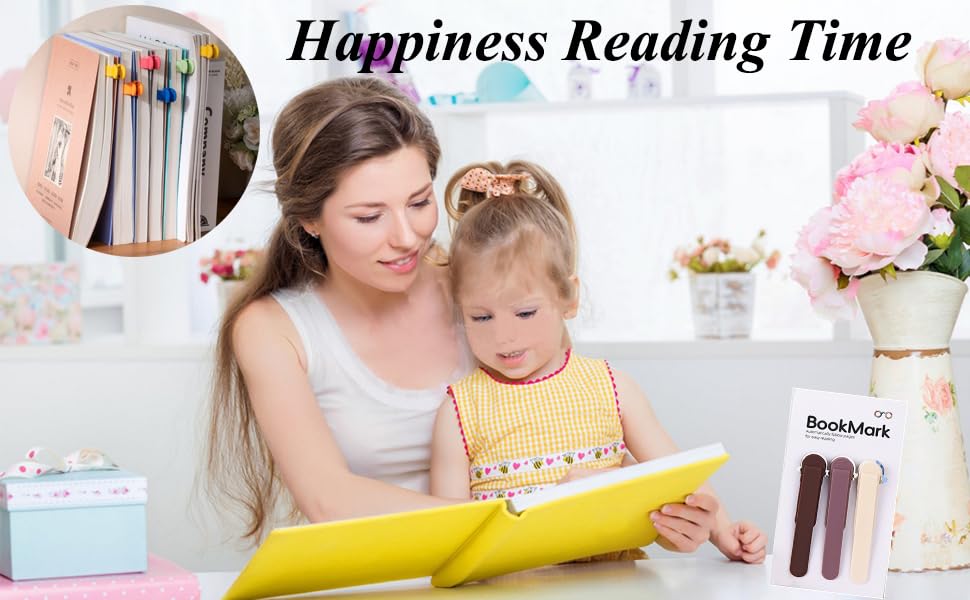 3Pcs Bookmark Book Marks, Silicone Book Marks for Reading Women Men Kids Book Lovers, Automatic Book Mark Smart Book Marker Clip Page Holder Reading Accessories School Supplies Gifts for Students - color: 1 Dark Coffee + 1 Light Coffee + 1 Milky White