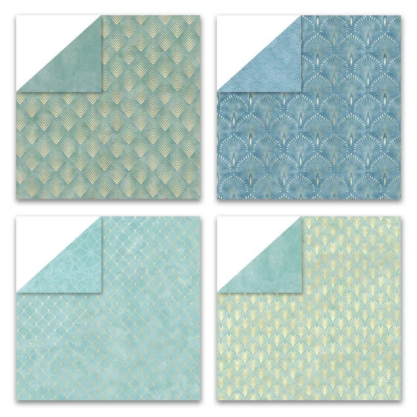Boho Scrapbook Paper Vintage Flower Pattern Papers Pad 12×12,24 Sheets Double-Sided Bobo Floral Scrapbooking CardStock Paper Pad for Holiday Cardmaking DIY Origami Papers. - color: PAD2090