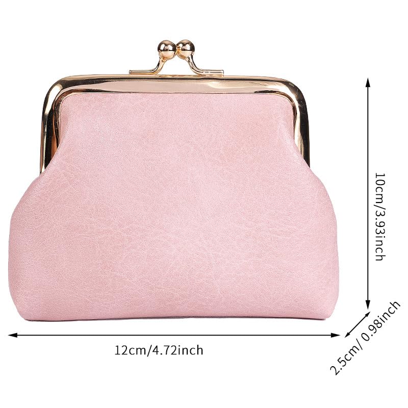 Cute Floral Buckle Coin Purses Vintage Pouch Kiss-lock Change Purse Wallets… - color: 43