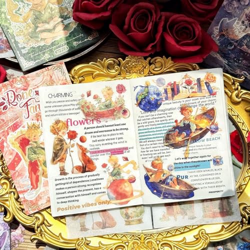 TIAMECH Rose Fantasy Prince Ripples Stickers Book - color: Rose Fantasy