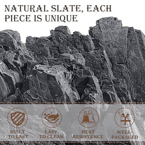 60 PCS Slate Coasters for Laser Engraving, Natural Stone Drink Coaster Bulk - color: 60 Pieces