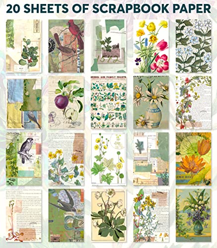 Junk Journal Supplies - Washi Stickers for Scrapbook & Journaling Supplies - color: Forest Dreams